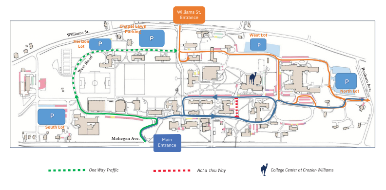 Fall Weekend Parking Map